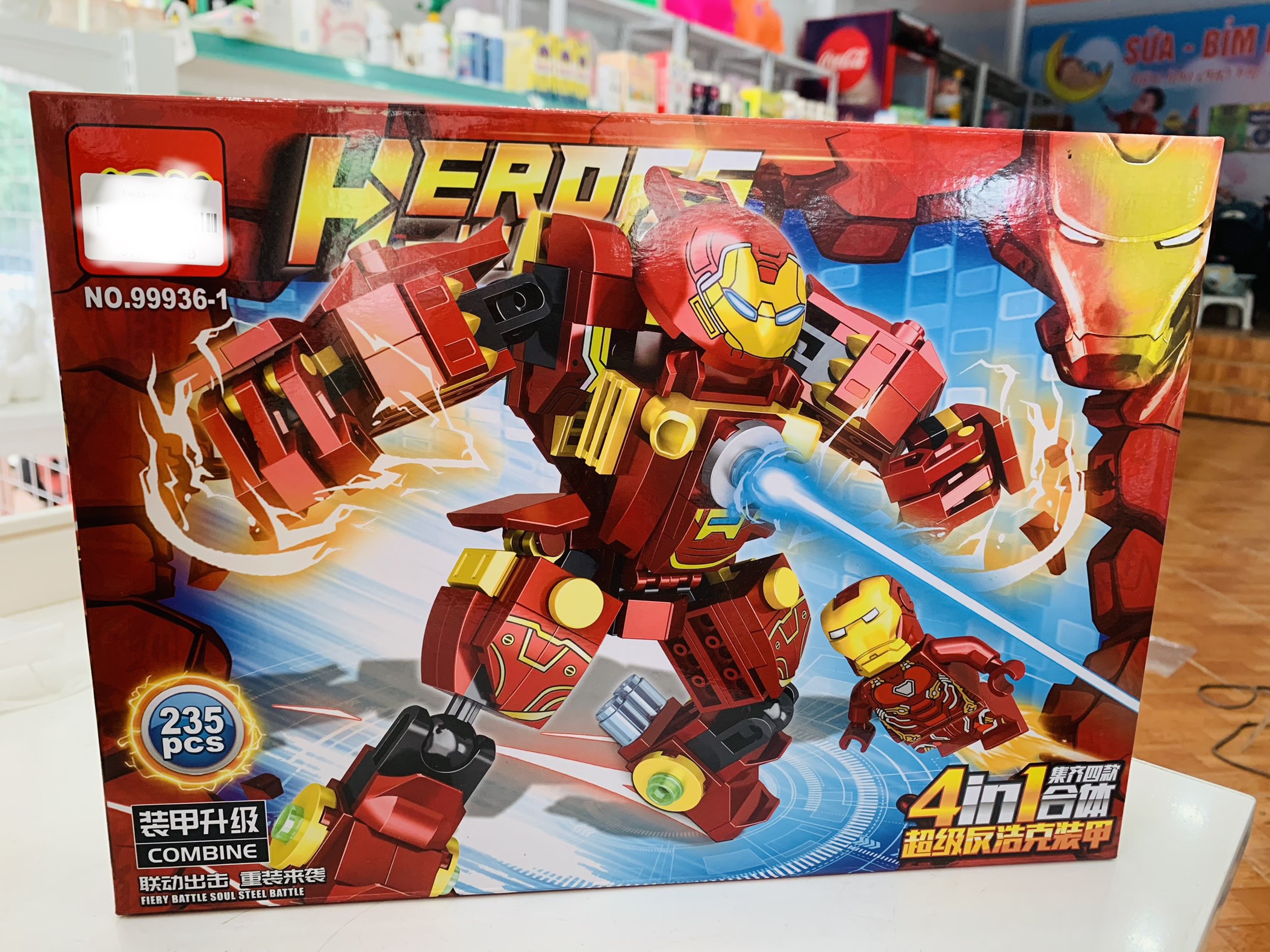Lego lắp ráp iron man, ninja