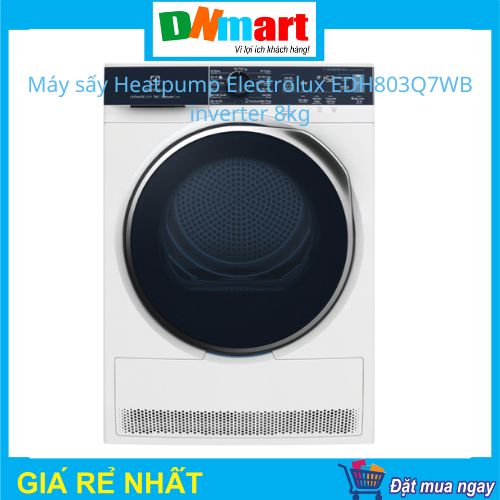 Máy sấy bơm nhiệt Electrolux EDH803Q7WB 8kg inverter, Xuất xứ Ba Lan, năm 2022