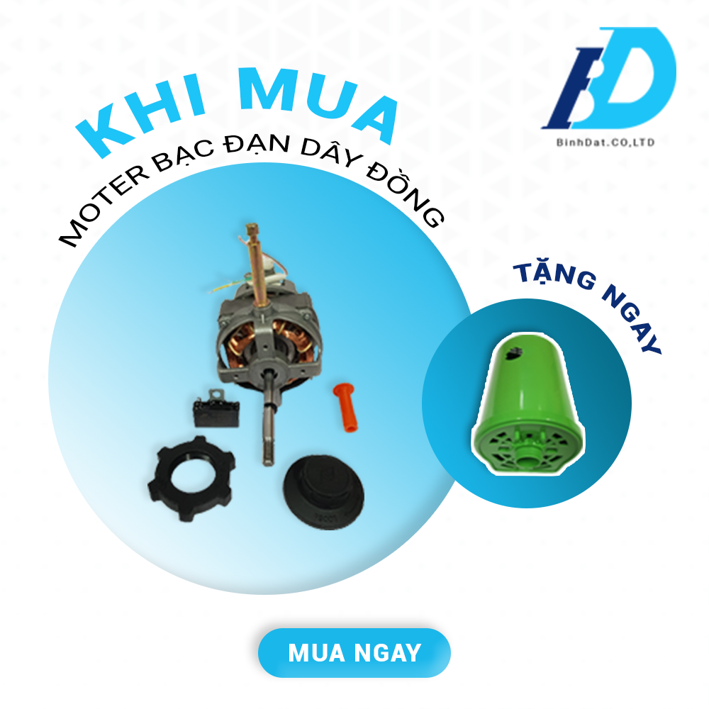 Moter quạt điện b4 dây đồng 100% sử dụng bạc đạn