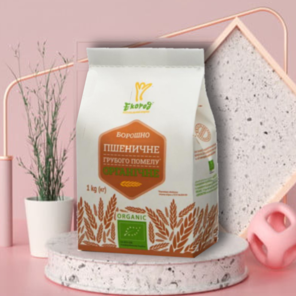Bột mì nguyên cám hữu cơ Ecorod 1kg