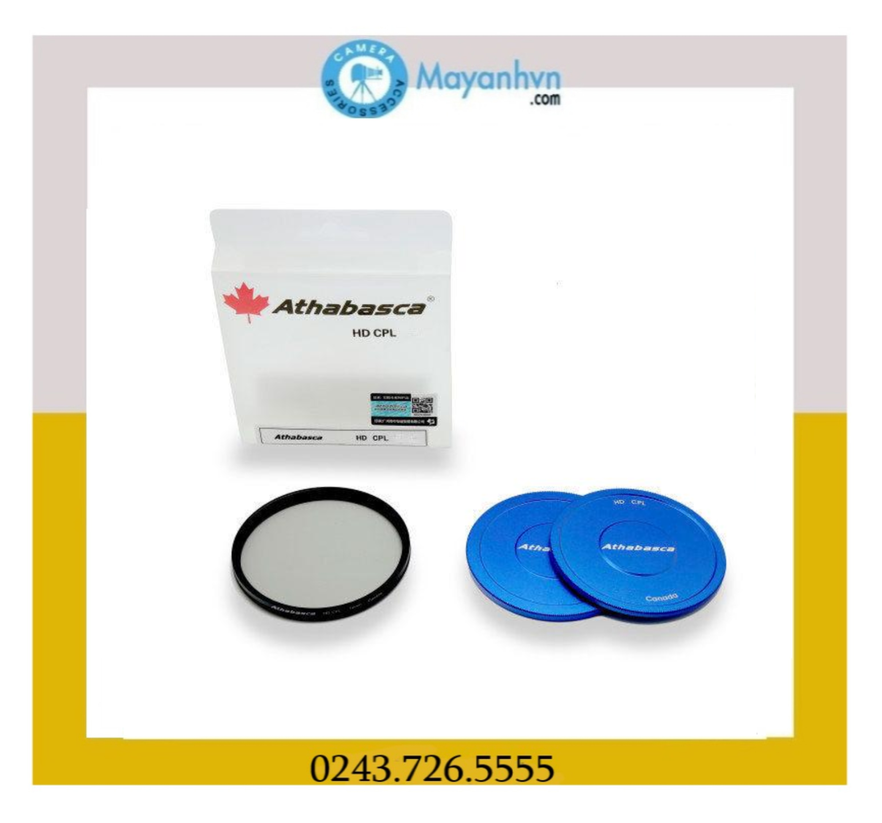 Kính lọc filter athabasca hd cpl 77mm