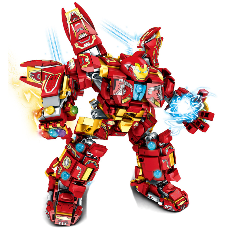 New đồ chơi lắp ráp mô hình 76038 war super iron armor robot military heroes mecha man mk48