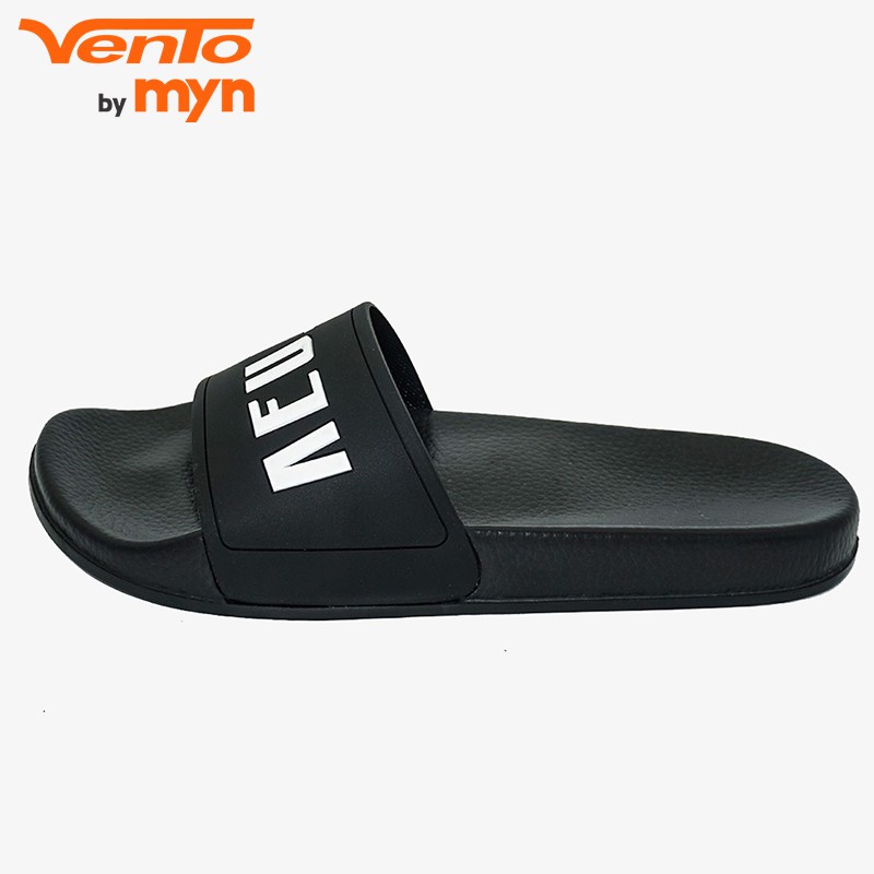 Dép vento - slide quai ngang- nam nữ ad15 - có 2 màu đen, trắng