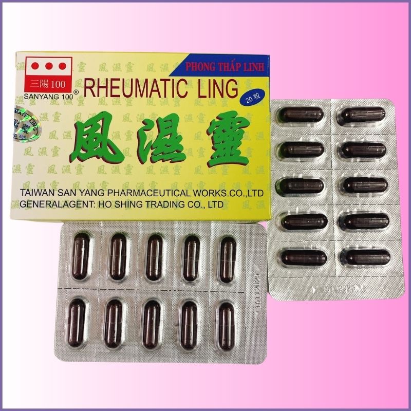 [TRỢ GIÁ] Rheumatic Ling, Phong Thấp Linh Đài Loan Xịn Loại 20 Viên Đóng Vỉ–Hỗ Trợ Xương Khớp