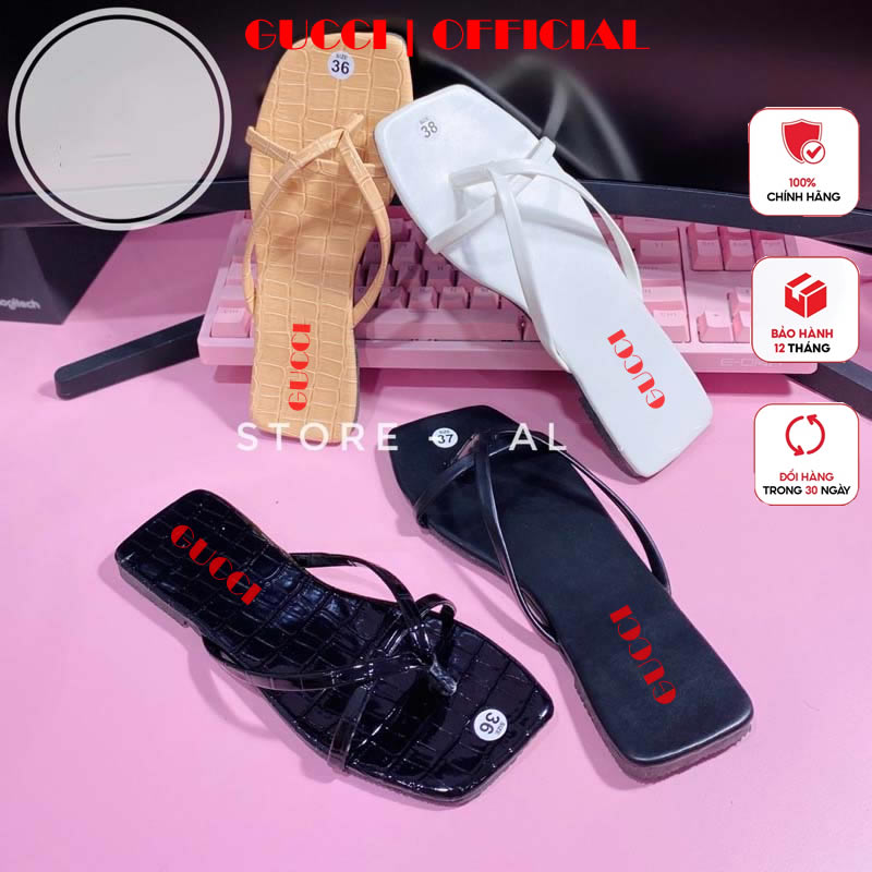 Dép kẹp nữ cao cấp GC02, dép nữ xỏ ngón cute đẹp, dép nữ thời trang trẻ