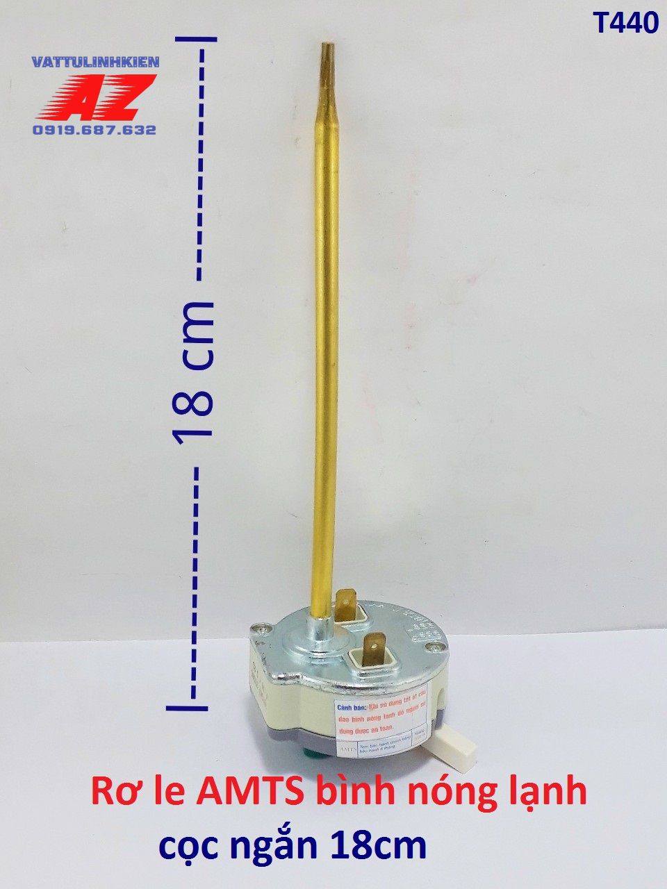 Rơle cọc dài 18cm cho bình Nóng Lạnh