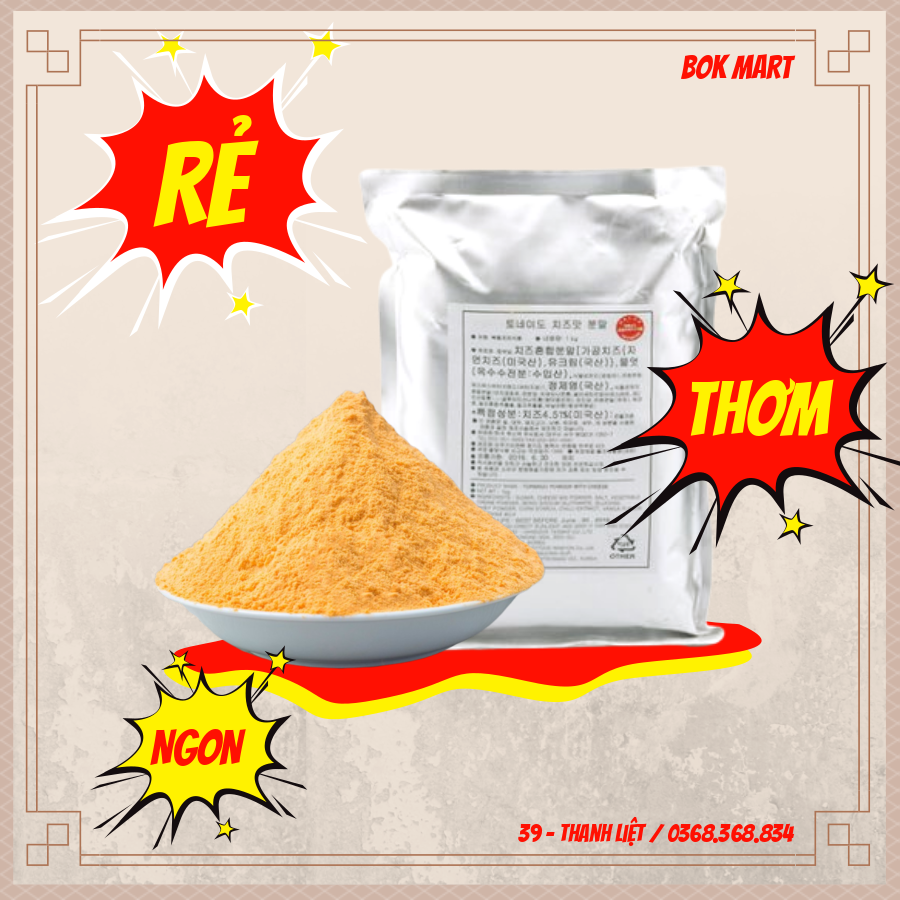 Bột phô mai lắc Hàn Quốc 100g