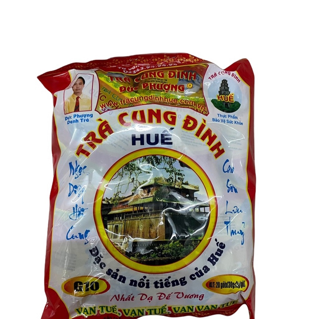 HOT SALE FreeShip 50k - Túi 600gr Trà Cung Đình Huế Đức Phượng G10