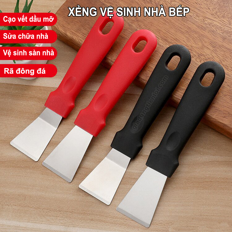 Xẻng cạo vệ sinh mặt bàn bếp, bếp ga, dao cạo tủ lạnh, rã đông, cạo vết bẩn trên sàn