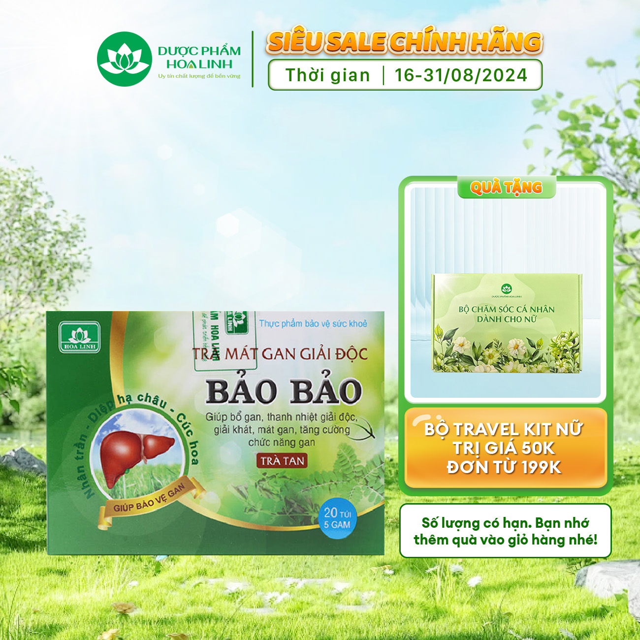 Trà tan bảo bảo - hộp 20 gói