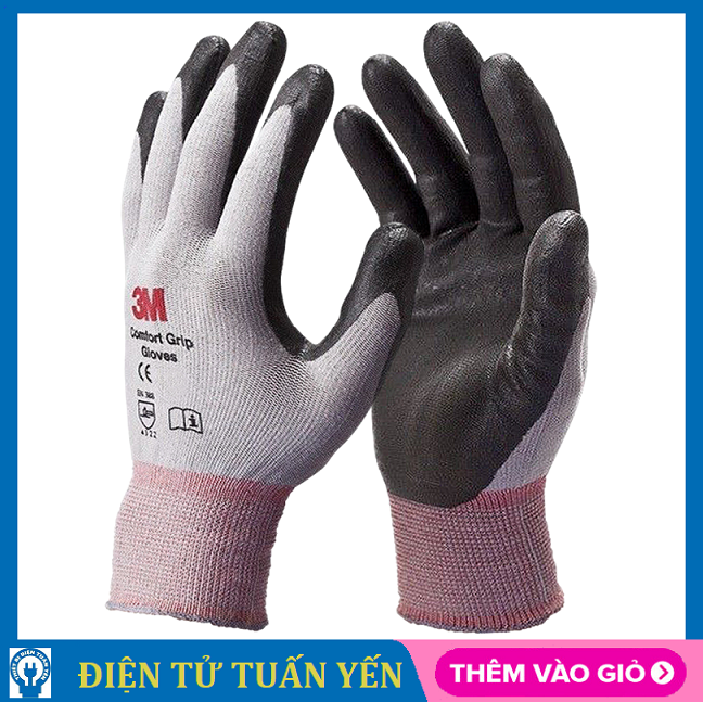 Găng tay đa dụng 3M độ khéo léo cao, linh hoạt, ôm tay, chống giãn, chống trơn trượt, bao tay bảo hộ cơ khí, kỹ thuật, làm vườn… - Hàng chính hãng