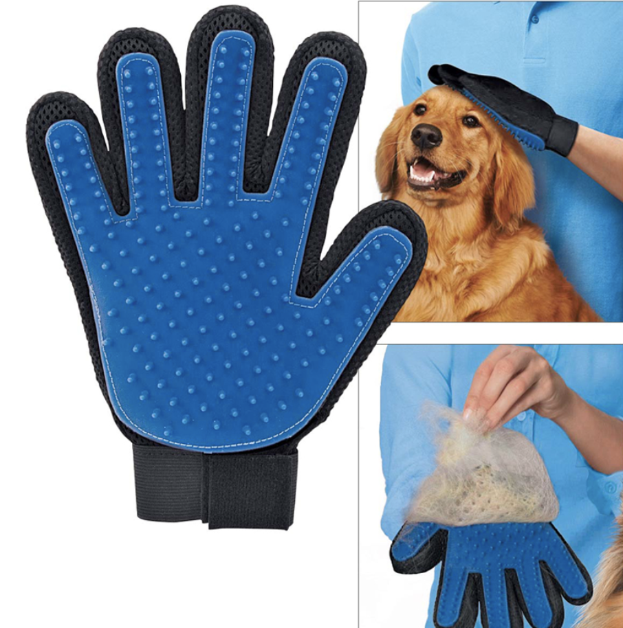 Găng tay lấy lông rụng cho chó mèo True Touch