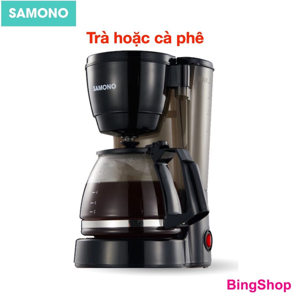 Máy Pha Cà Phê Tự Động SAMONO SW-CMB06B Dung Tích 750ml Nhiều Chức Năng Nhỏ Gọn Phù Hợp Cho Gia Đình Chính Hãng