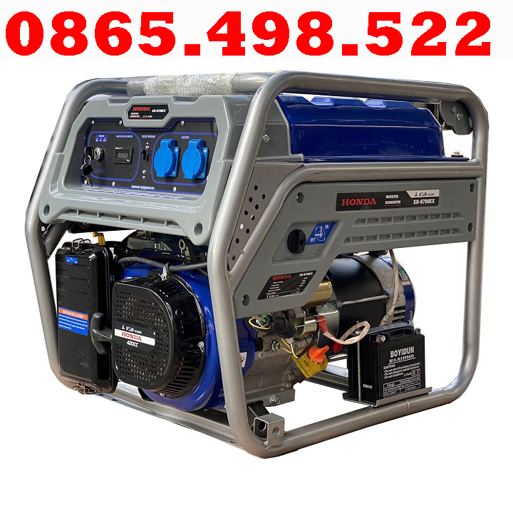 Máy Phát Điện Chạy Xăng Honda 5Kw SH8500EX Đề