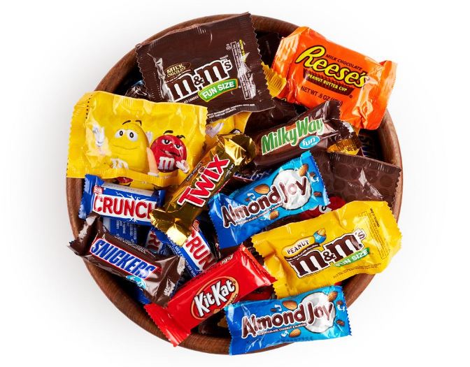 Date 05 26 Kẹo Socola tổng hợp All Chocolate 1kg của Mỹ Kirkland tách ra từ túi 2.55kg
