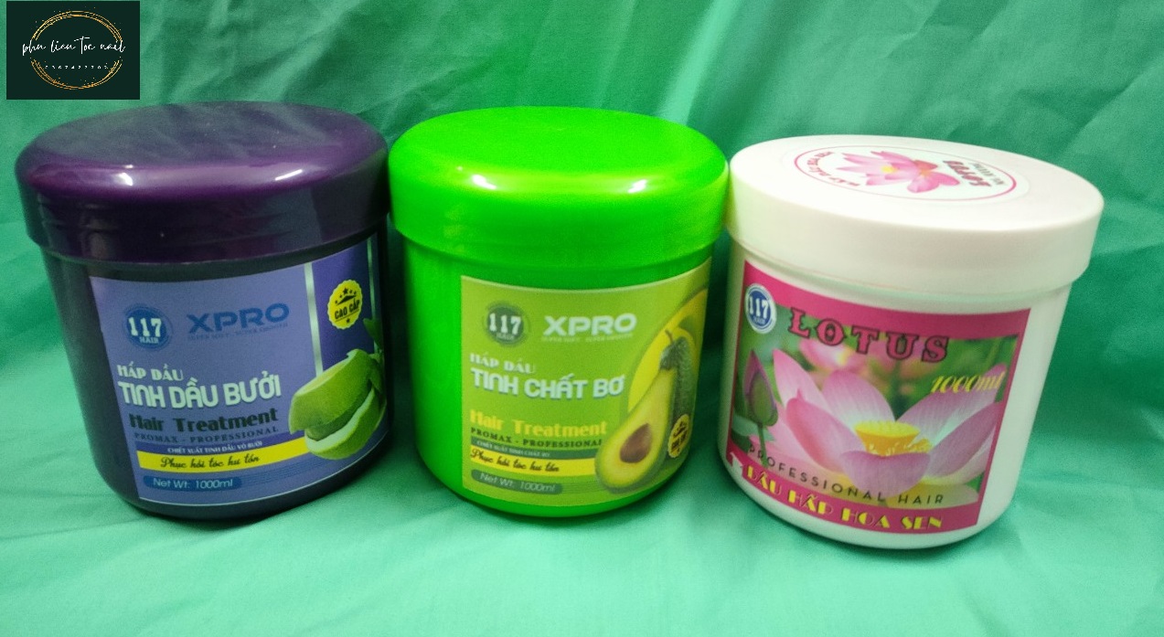 Hấp dầu mềm mượt tóc 117 xpro 1000ml - trường thọ, tđ
