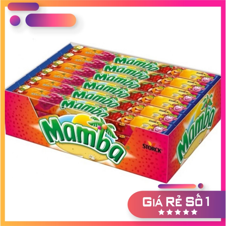 Kẹo mềm Trái cây Guma Mamba thanh 106g