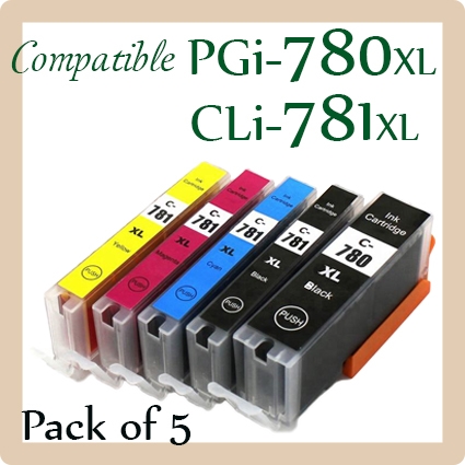 Mực In PGI780 - CLI781, cho máy in Canon TS707 , Canon TS6370