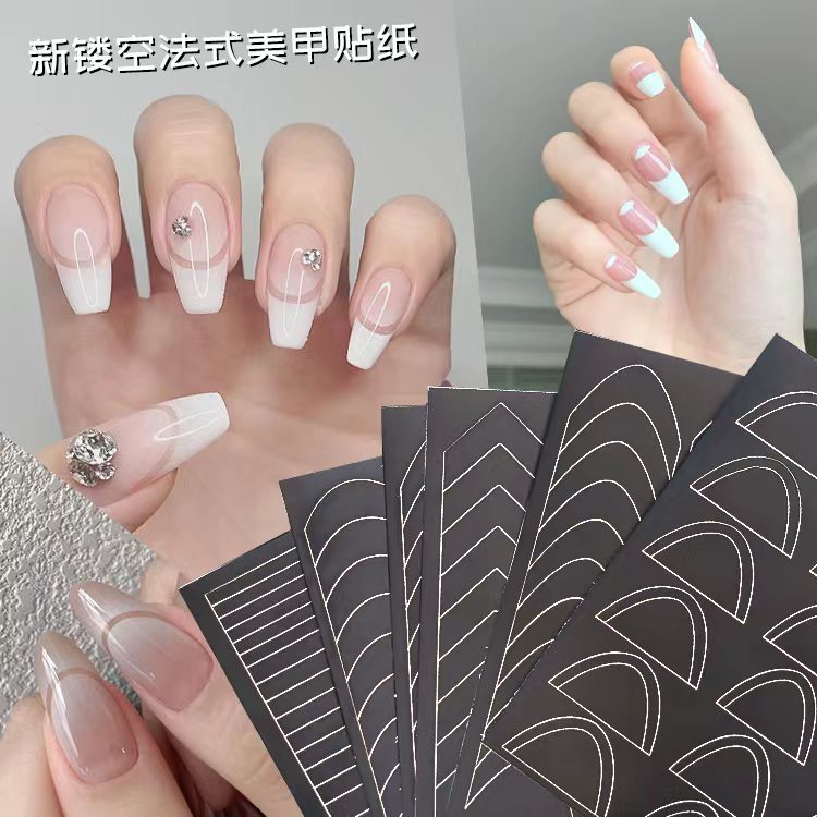 Sticker dán móng dặm ombre , fen đầu móng nail
