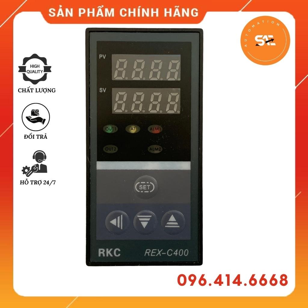 Bộ điều khiển nhiệt độ rkc rex-c400 , rơ le điều khiển nhiệt độ, công tắc nhiệt độ rkc rex-c400