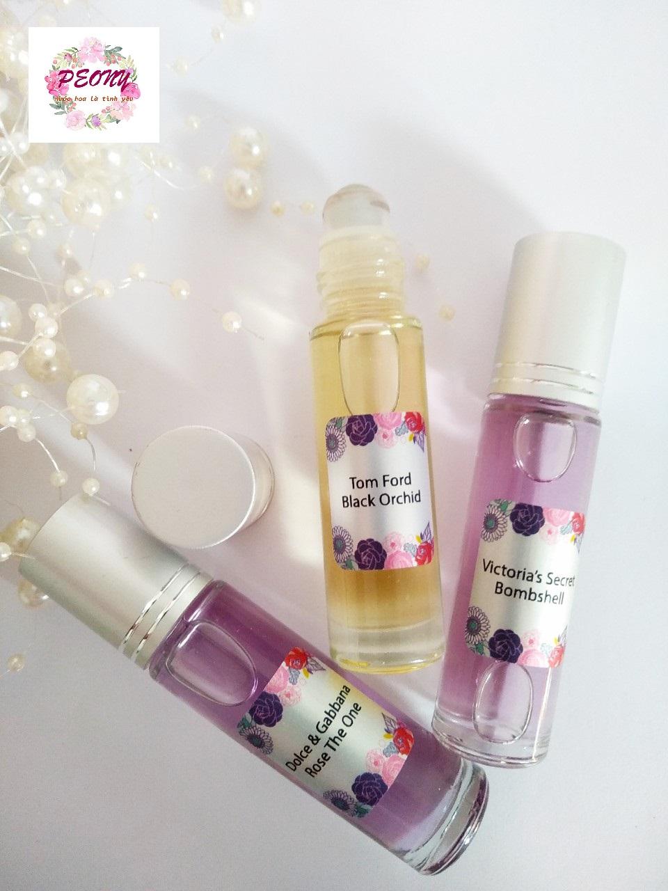 [HCM][03 lăn - mùi tự chọn] Tinh dầu nước hoa pháp 10ml - sỉ lẻ tinh dầu tinh dầu nước hoa mini nữ dạng lăn - evA&Adam