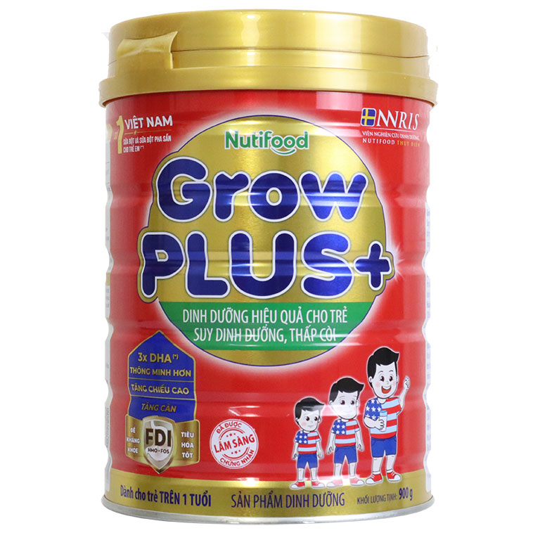 Nuti Grow Plus đỏ 900g