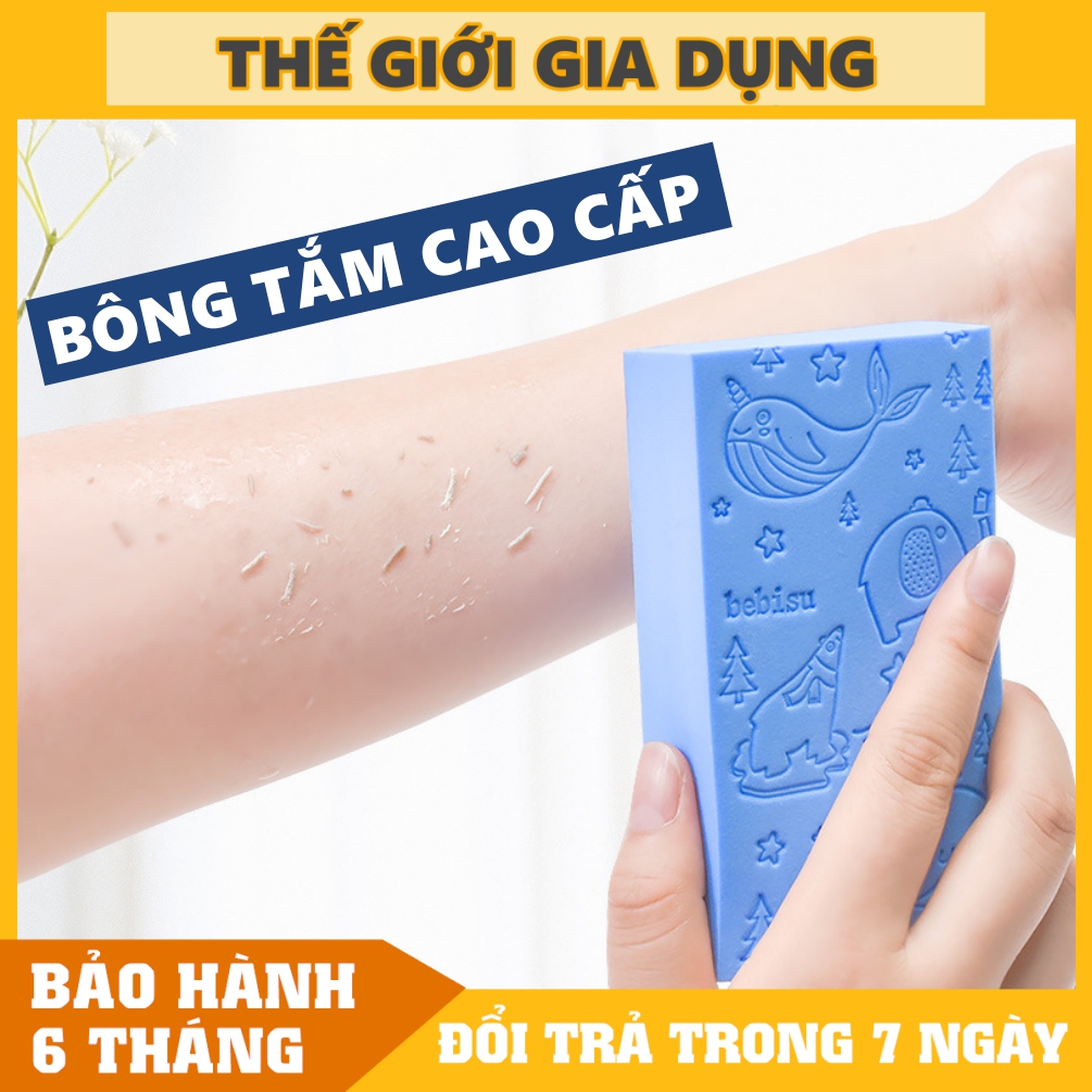 Combo 2 Mút Tắm Kỳ Ghét Siêu Mềm Cọ Siêu Sạch