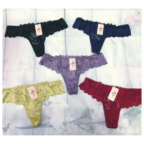 Siêu phẩm set 5 quần lót ren lọt khe sexy 6202