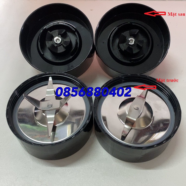 Phụ kiện máy xay Magic- combo 1 bộ dao 2 lưỡi và 1 bộ dao 4 lưỡi đế inox