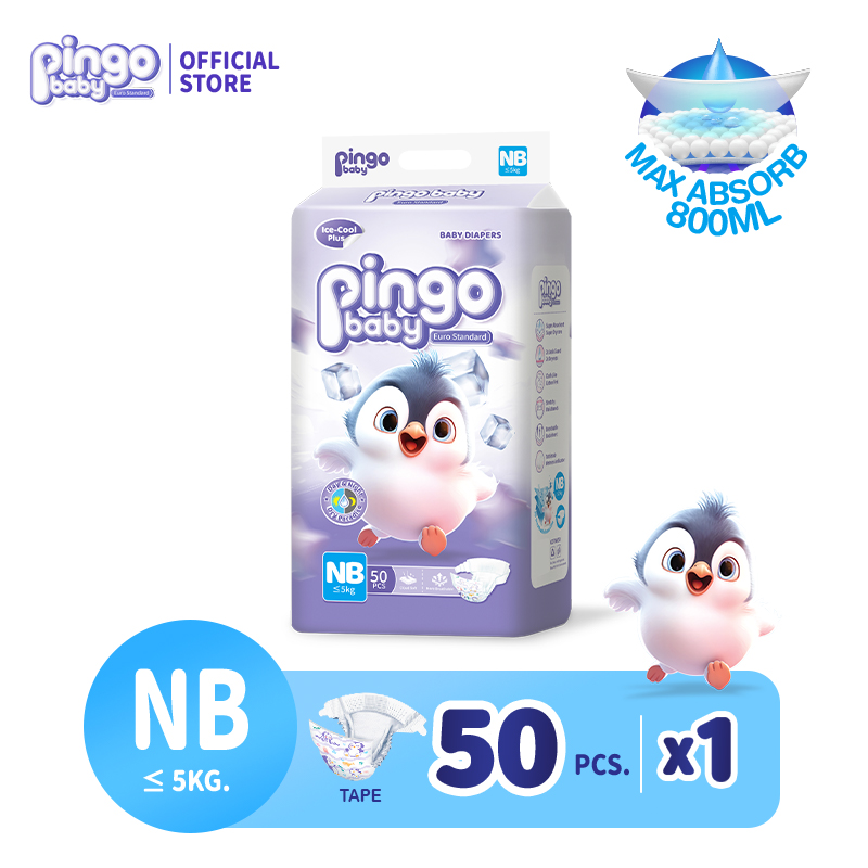 Pingo Baby 50 Pieces of Diaper Pants / Diaper Pants Imported from Europe Nb/S/M/L/Xl/2Xl/3Xl Baby Diapers - 2