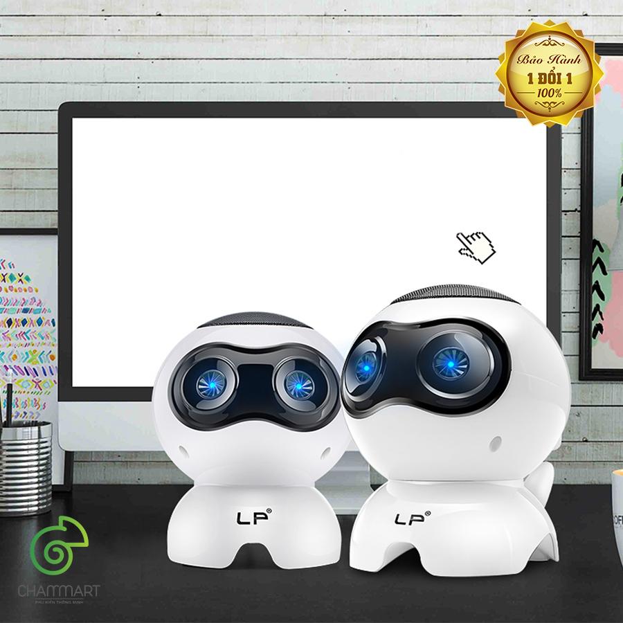 Bộ 2 loa vi tính laptop để bàn loa nghe nhạc mini q900 hình robot âm thanh siêu trầm sống động -