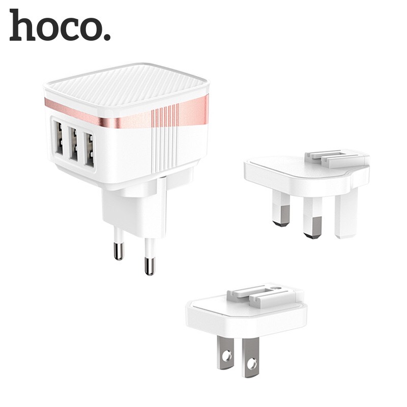 Ốc sạc 3 cổng hoco c83