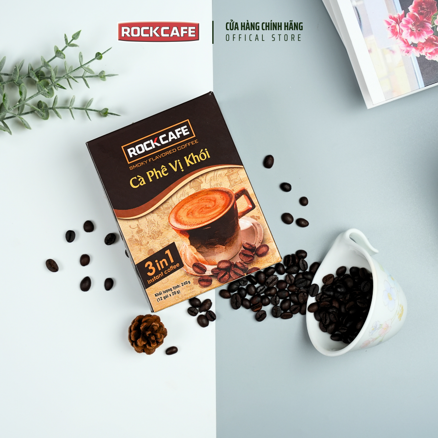 RockCafe - Cà phê vị khói 3 trong 1