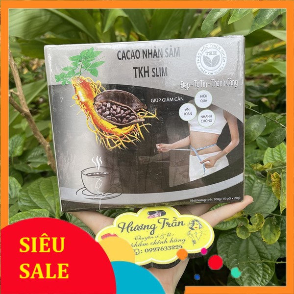 Bột Cacao nhân sâm TKH Slim – Giúp giảm cân an toàn, hiệu quả