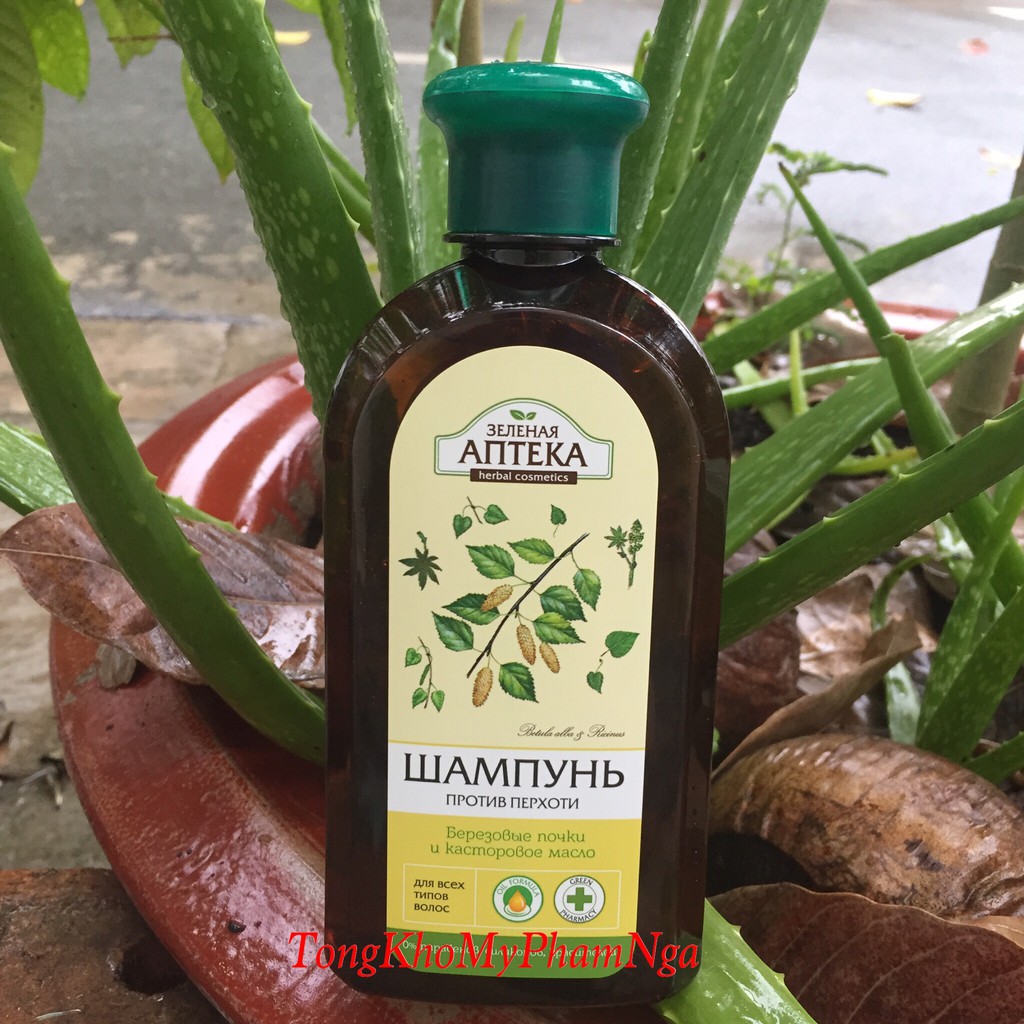 [HCM]Dầu Gội Green Pharmacy làm sạch gàu