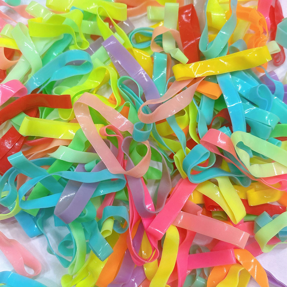 Thun dầy dặn cột tóc thể thao màu pastel, màu nâu đất Hàn Quốc