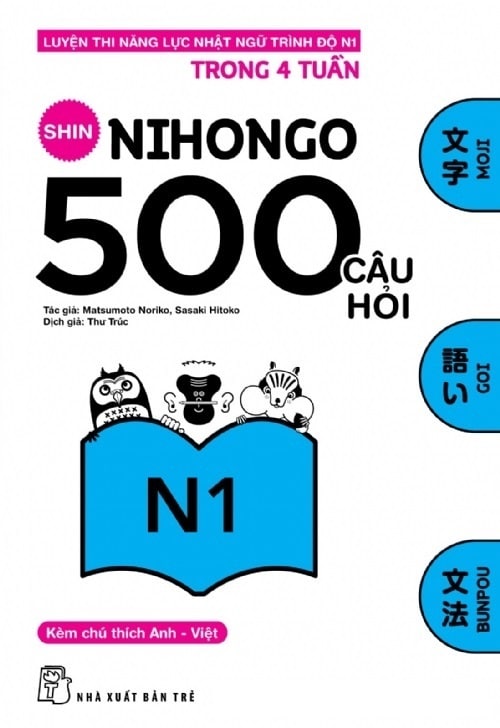 Shin nihongo 500 câu hỏi n1