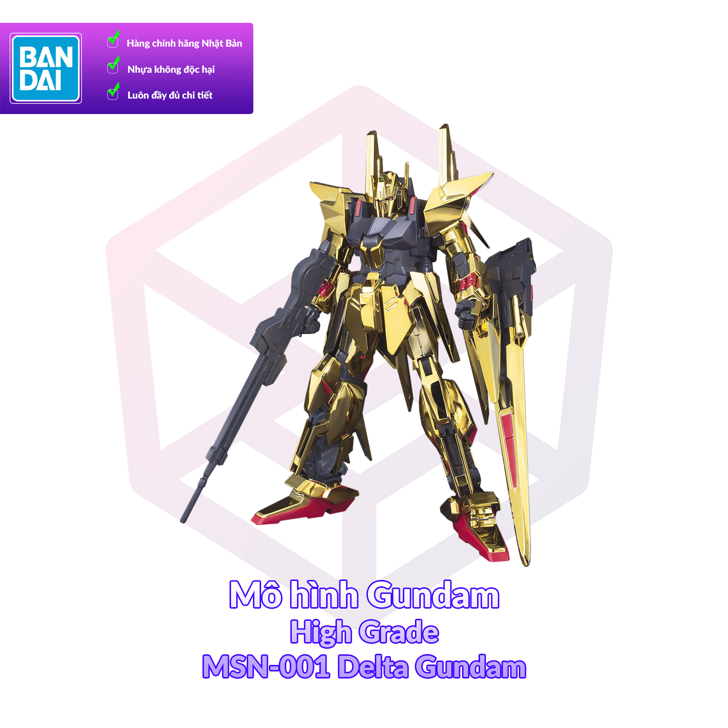 7-11 12 VOUCHER 8%Mô hình Gundam Bandai HG MSN-001 Delta Gundam 1 144 MS