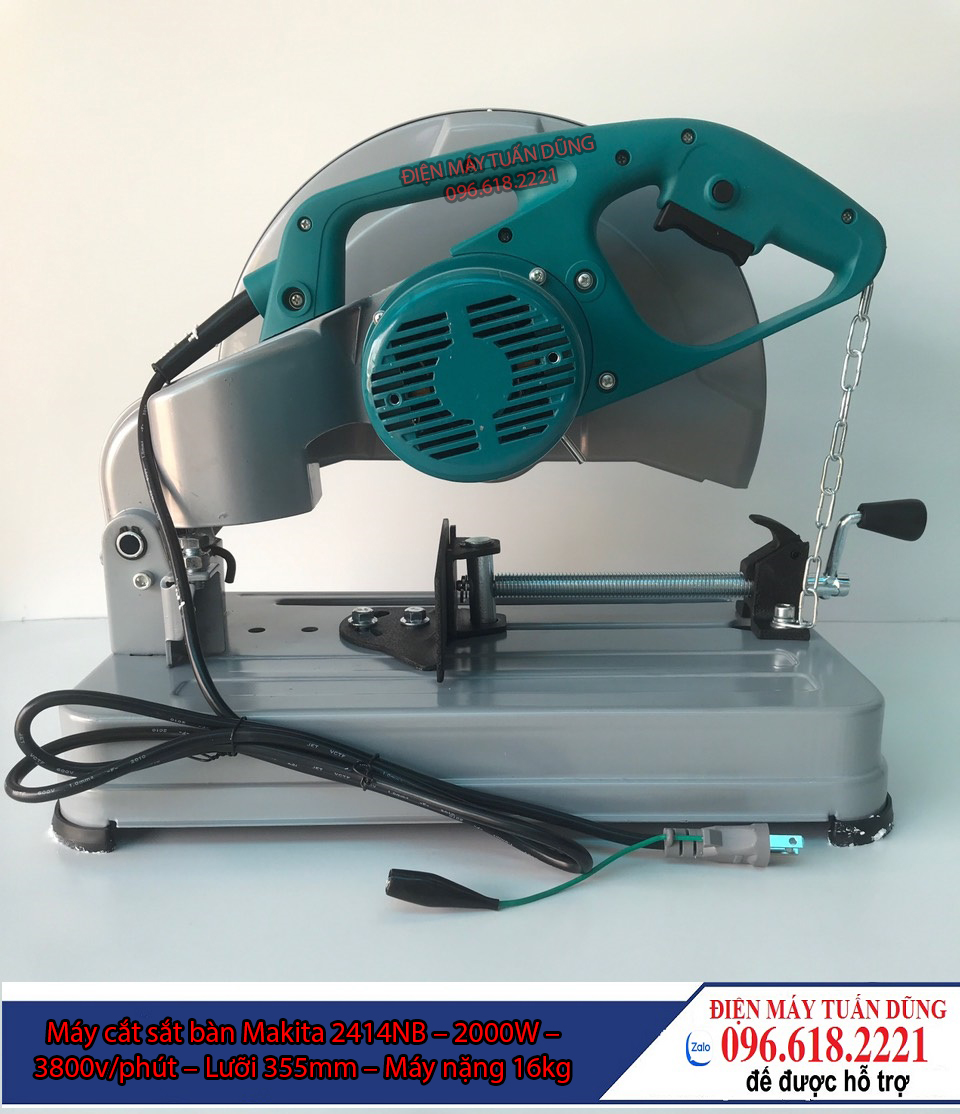 MÁY CẮT SẮT BÀN MAKITA CAO CẤP, CÔNG SUẤT 2000w - 2414NB GIÁ KHUYẾN MÃI