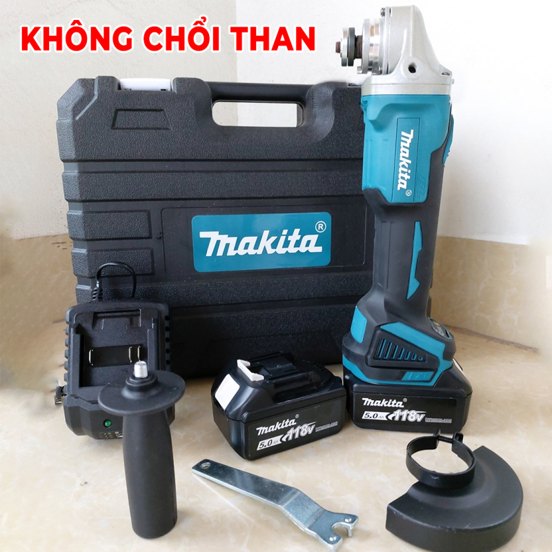 Giá Siêu Rẻ Máy Mài Pin Makita 118V - Không Chổi Than - Máy cắt, Máy Mài Góc Makita - 100% lõi đồng