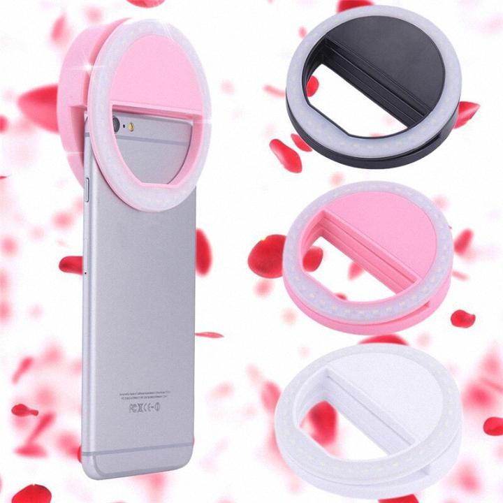 Đèn led kẹp điện thoại hỗ trợ chụp hình selfie live stream rk12