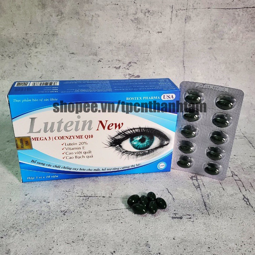 Viên uống bổ mắt lutein new tăng cường thị lực hộp 30 viên