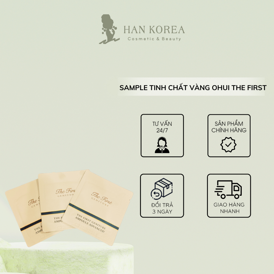 Combo 30 gói kem dưỡng mắt ohui the first tái tạo, phục hồi da - hân korea