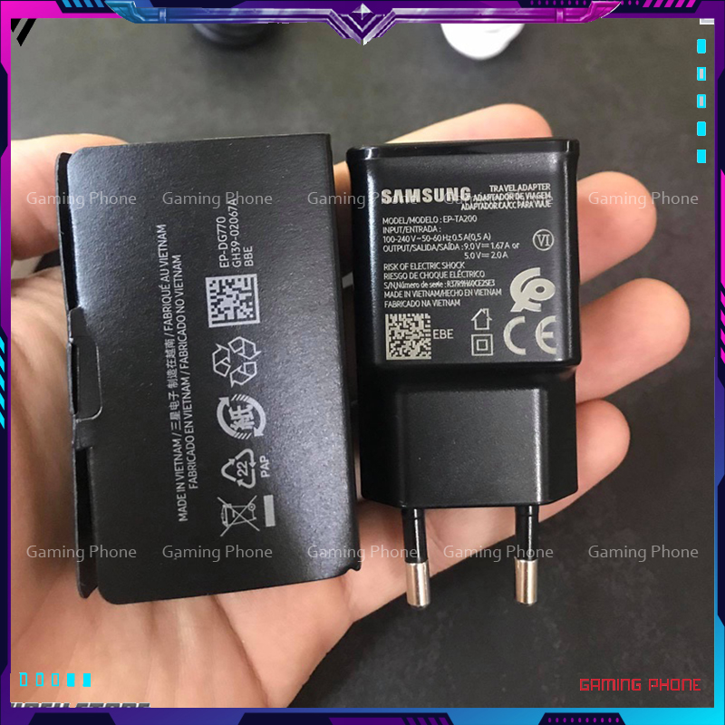 Bộ sạc nhanh samsung 15w - chân typec / micro - chính hãng samsung