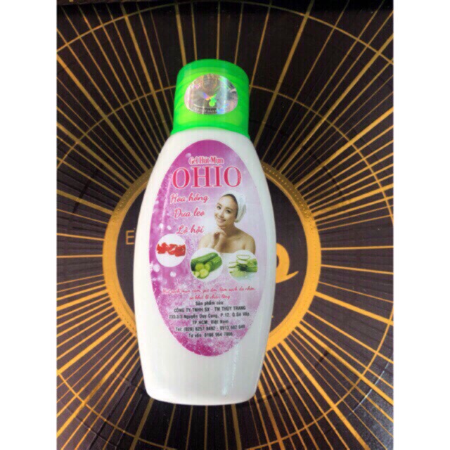 GEL LỘT MỤN OHIO - HOA HỒNG - DƯA LEO - LÔ HỘI 60G