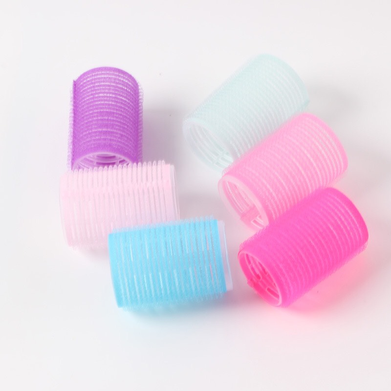 Lô Cuốn Tóc Tự Dính Cỡ Đại (Đường kính 4-5cm) Lõi Nhựa Tạo Kiểu Cho Tóc Phong Cách Hàn Quốc PKHNH0576