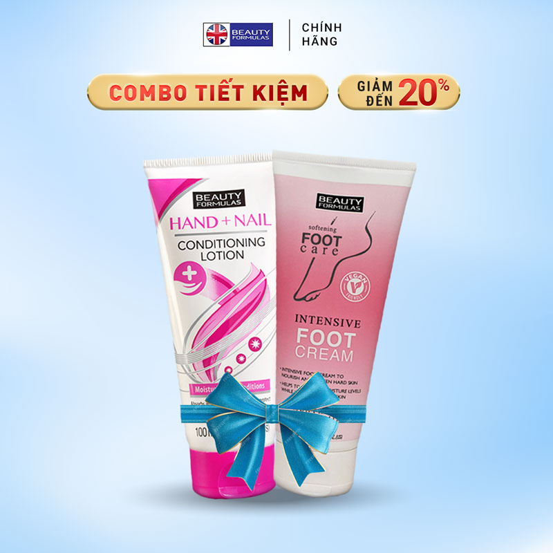 Kem dưỡng da chân & kem dưỡng da tay beauty formulas nhập khẩu anh quốc làm mềm mịn da, dưỡng nails