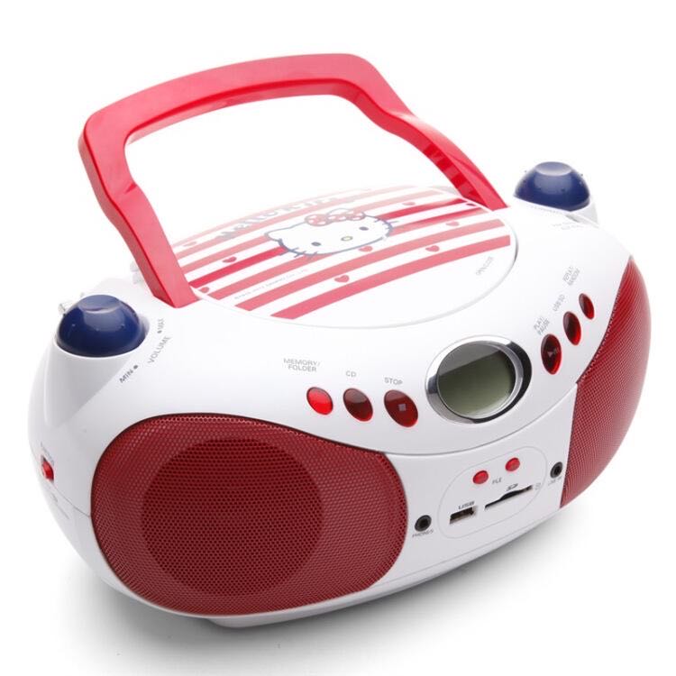 Đài đĩa cd , usb hello kitty kt-ub46 , máy cd học ngoại ngữ