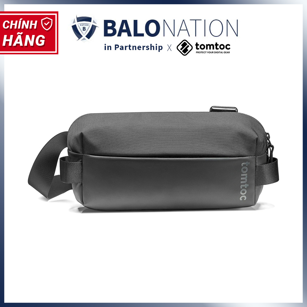 Túi đeo chéo tomtoc lightweight codura sling bag h02-a04d black - tại balonation.vn
