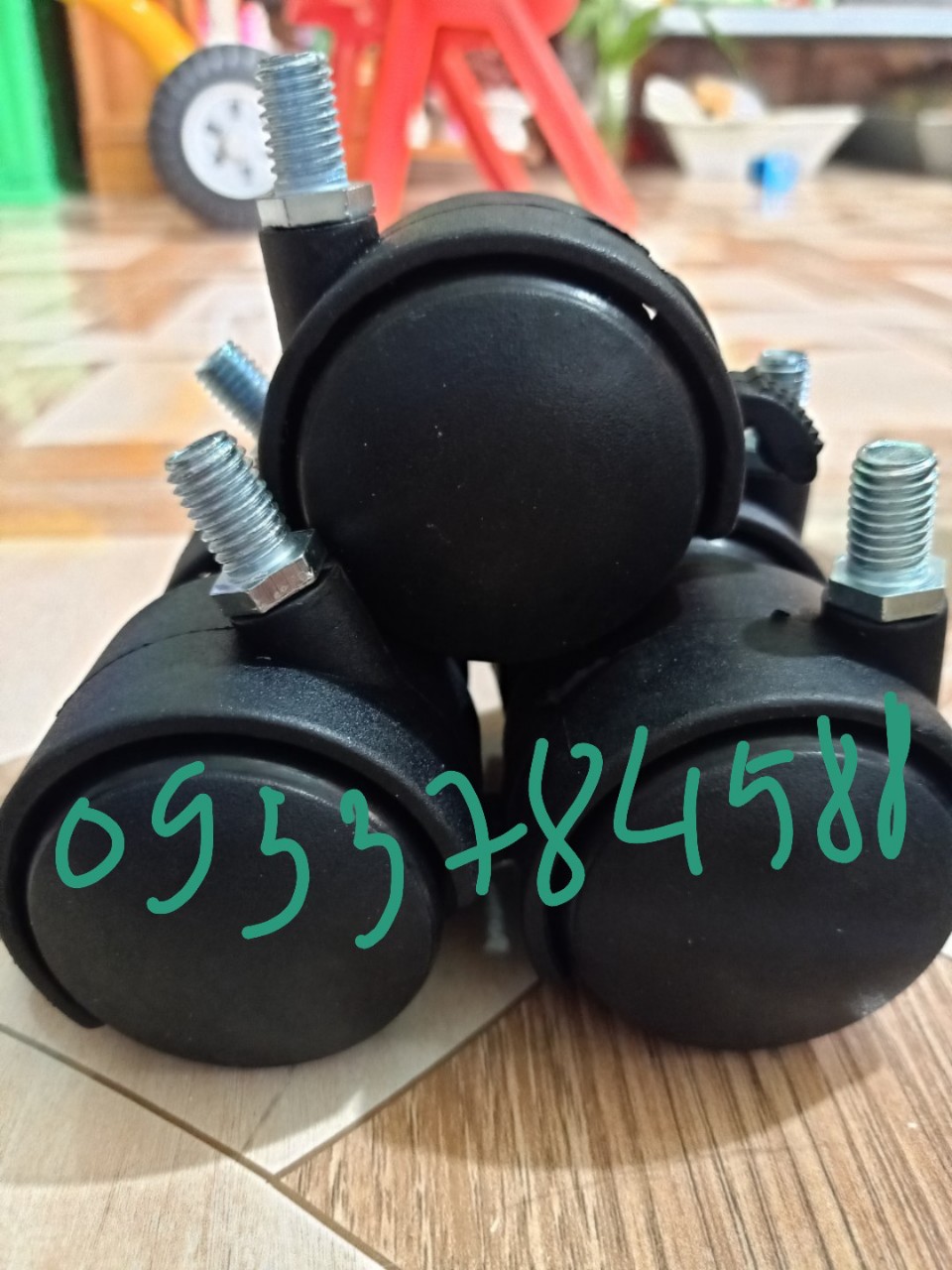 Bánh xe ghế xoay văn phòng răn 10ly